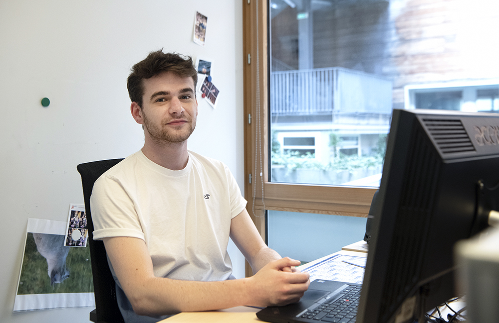 Thomas Michel, ��tudiant en Master SYVIC
